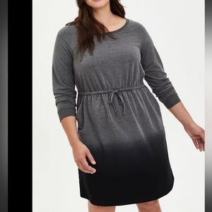 Torrid - Gray and Black Ombré Dress!